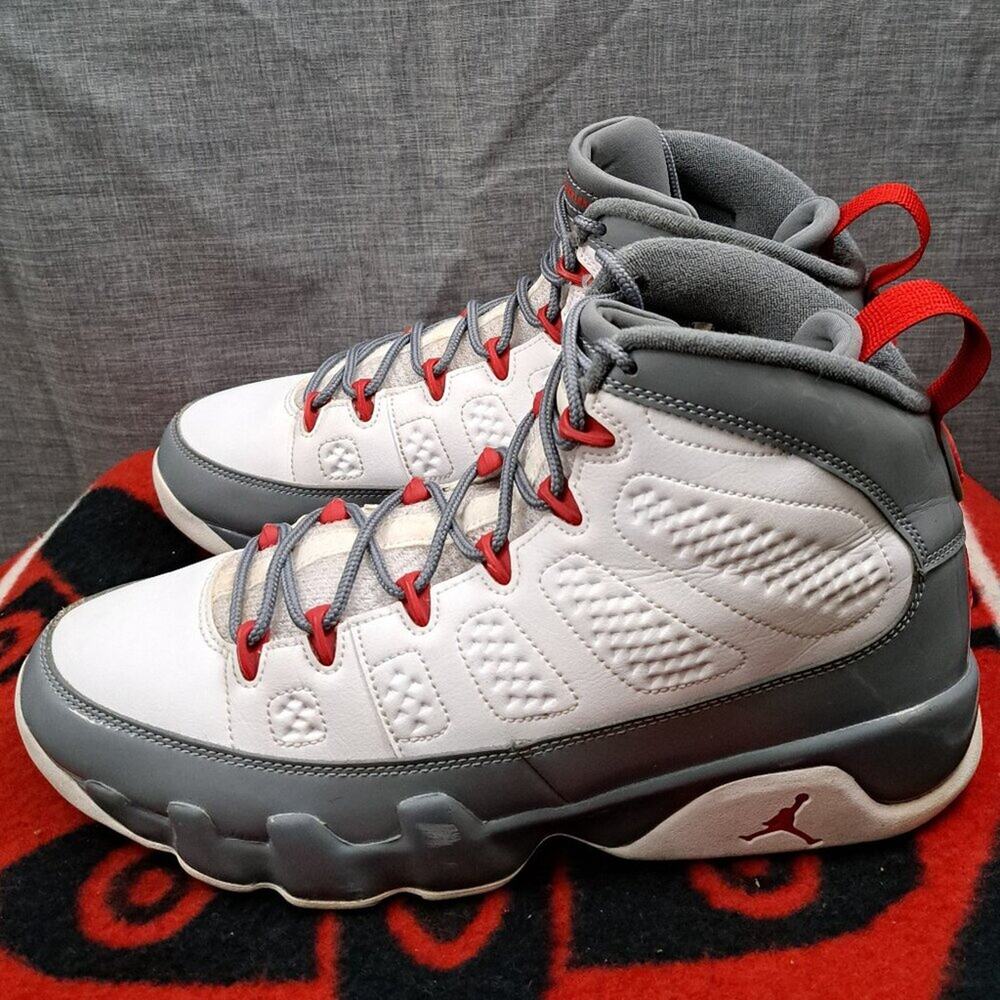 %Size 11 Nike Air Jordan 9 Retro Fire Red Mens CT8019-162 / AJ20